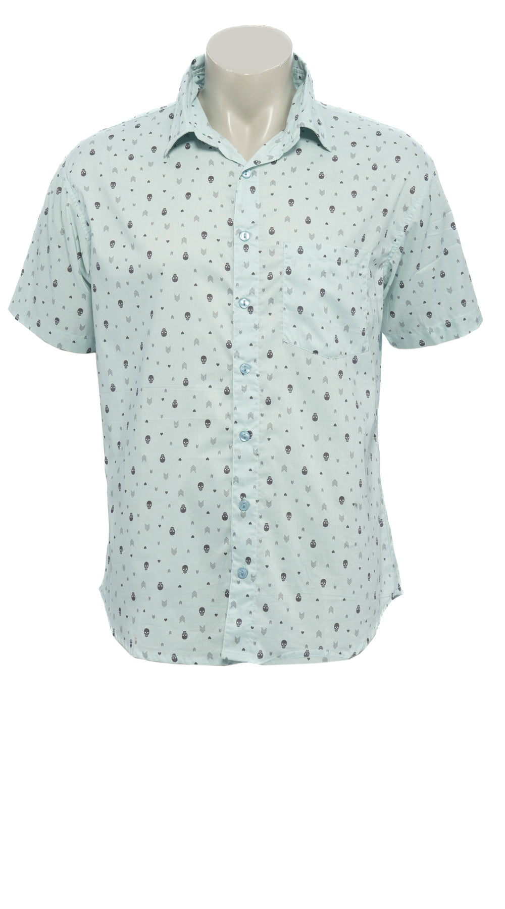 Men's Camino Shirt - skulls - cotton