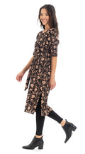 Meera Dress - org.cotton blockprint - onyx