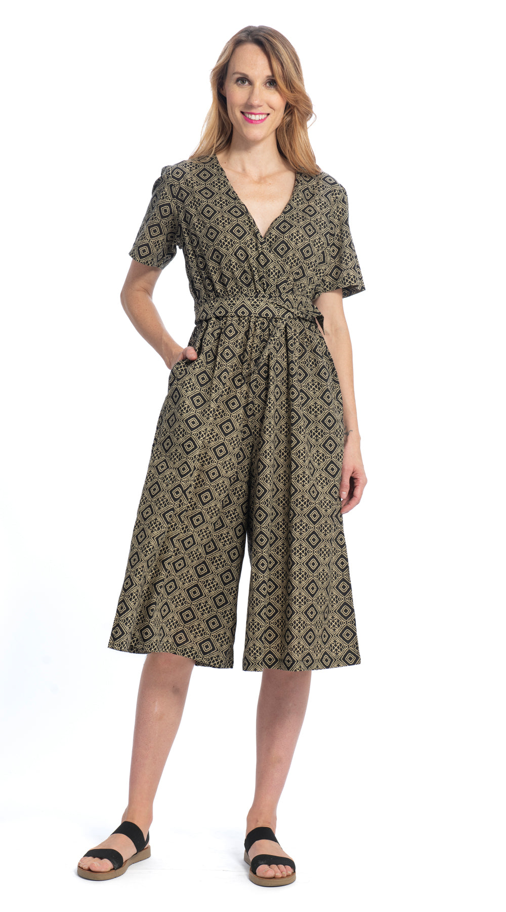 Stellar Jumpsuit - black diamond - org.cotton