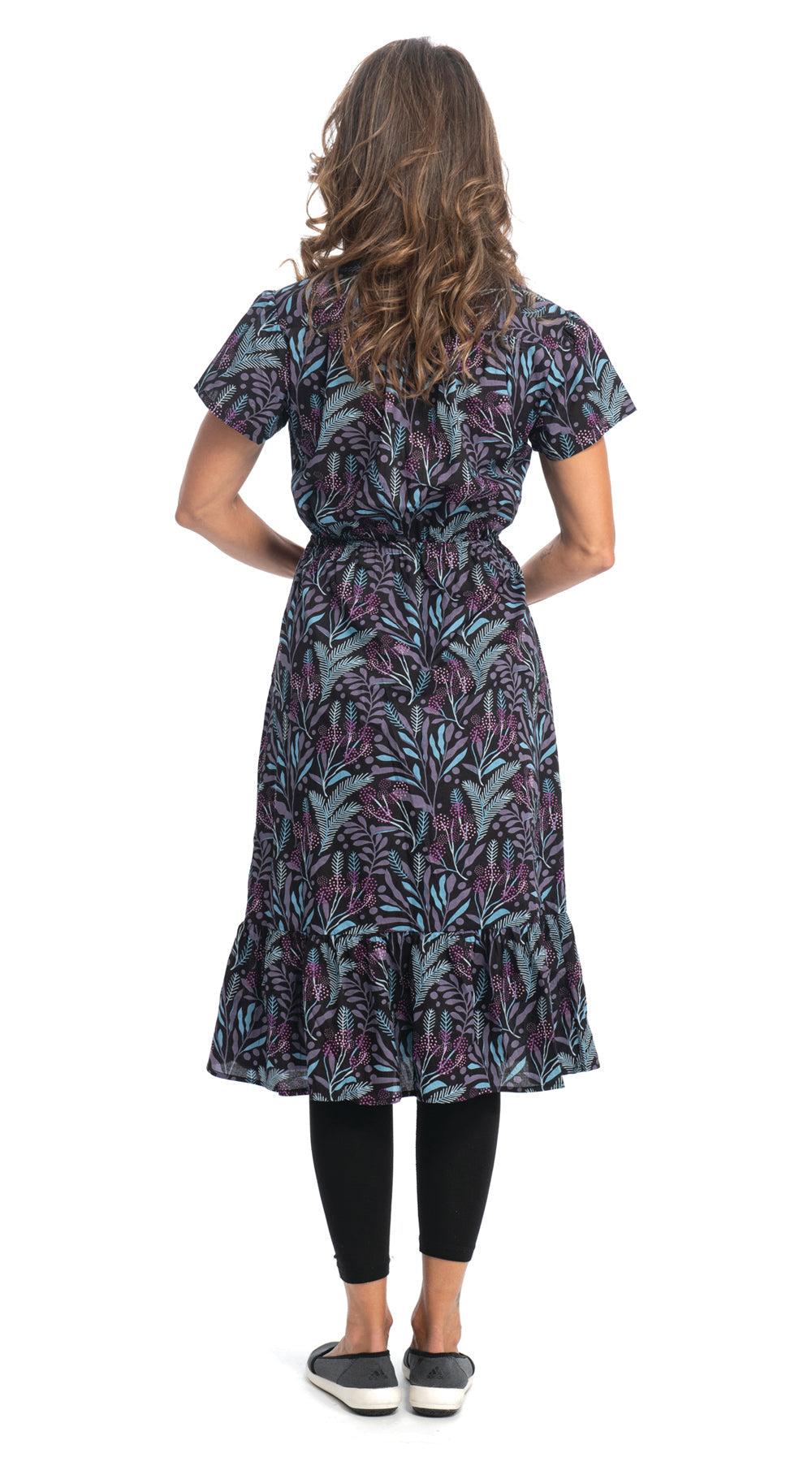 Shanti Dress - precious purple- organic cotton