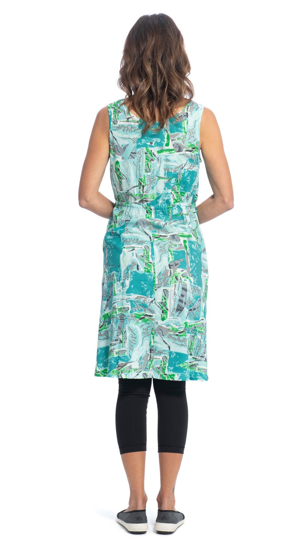 Rachel Dress - aquamarine - rayon