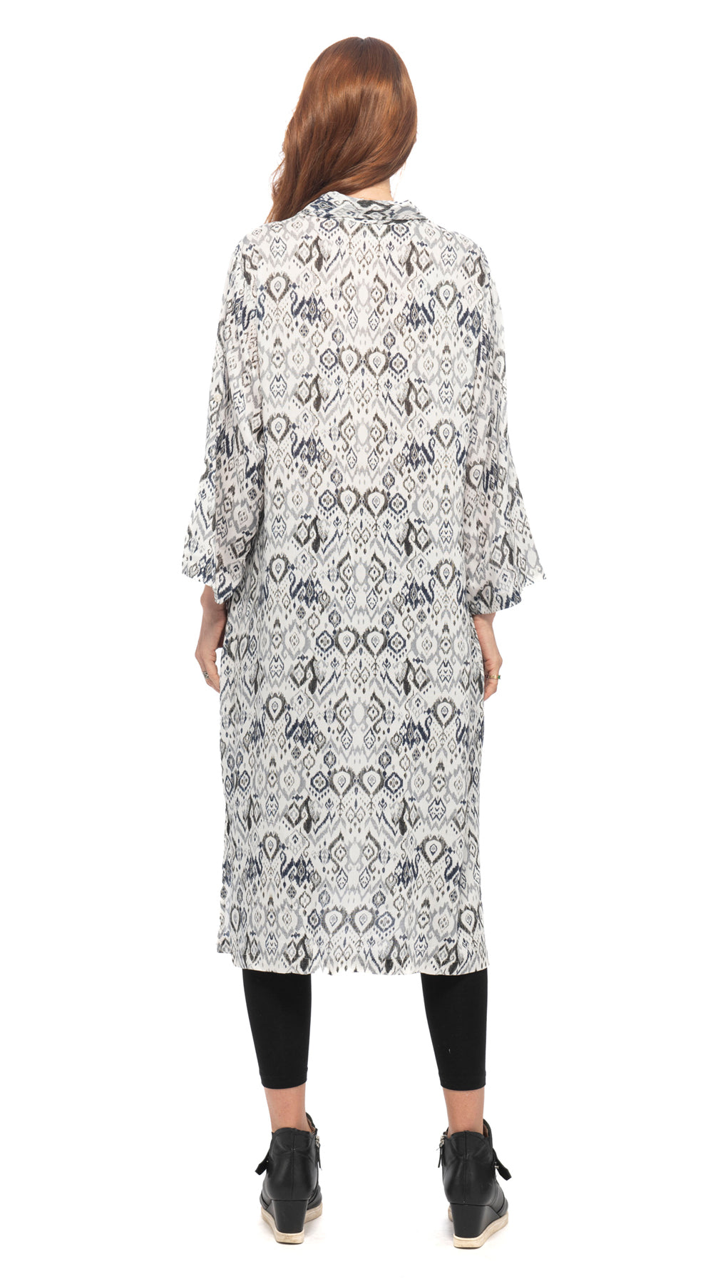 Katerina Jacket - white ikat