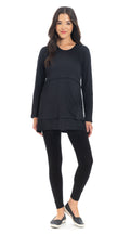 Tessa Tunic - black - organic cotton