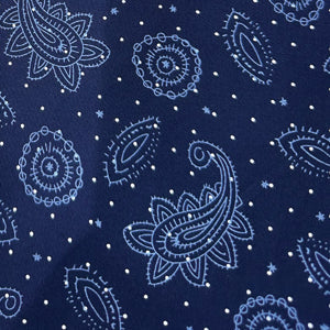 Men's Camino Shirt - navy paisley - cotton