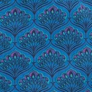 Olivia Dress - royal peacock - organic cotton