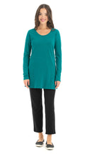 Tanya Tunic - peacock - organic cotton