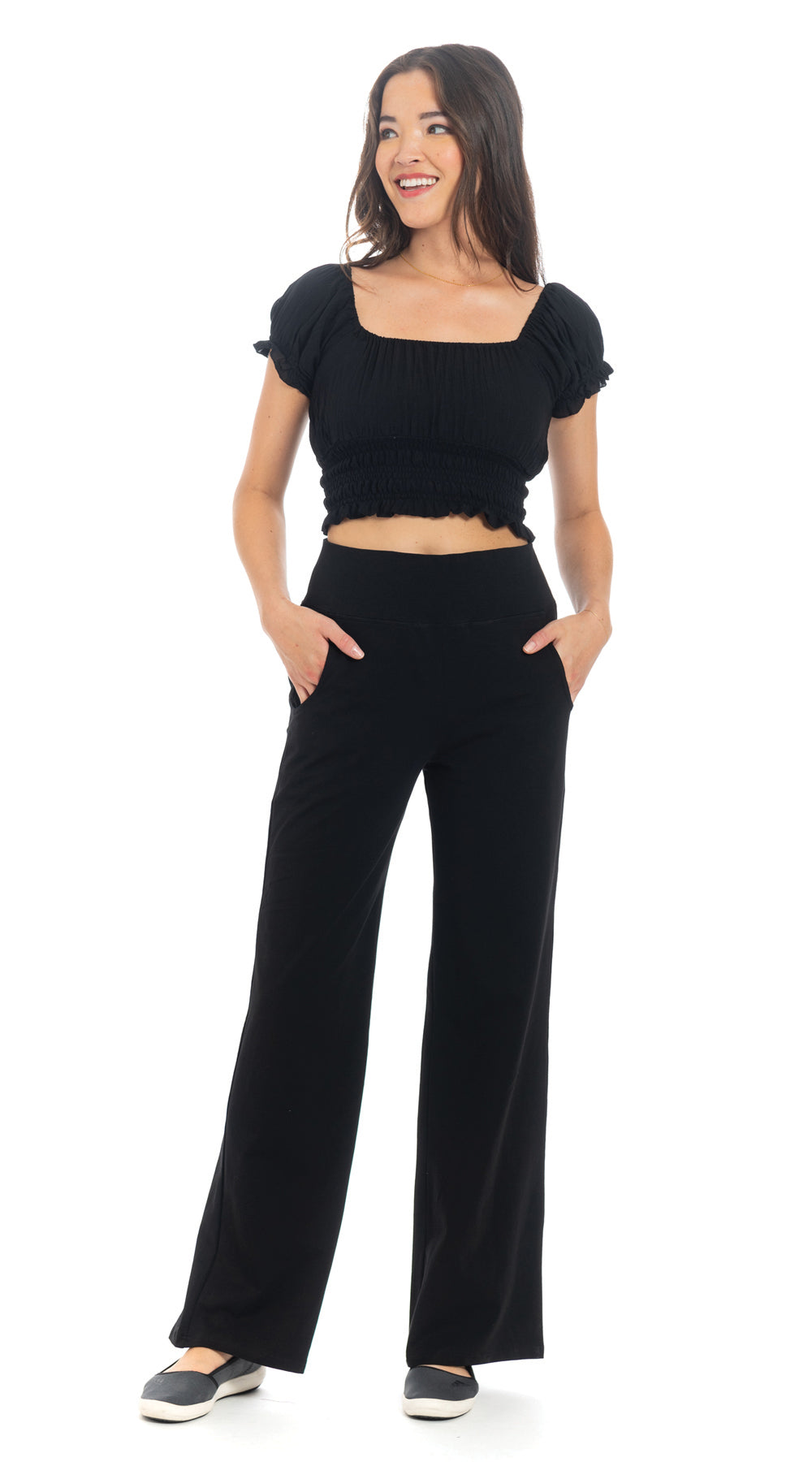NEW Nova Pants - black - organic cotton