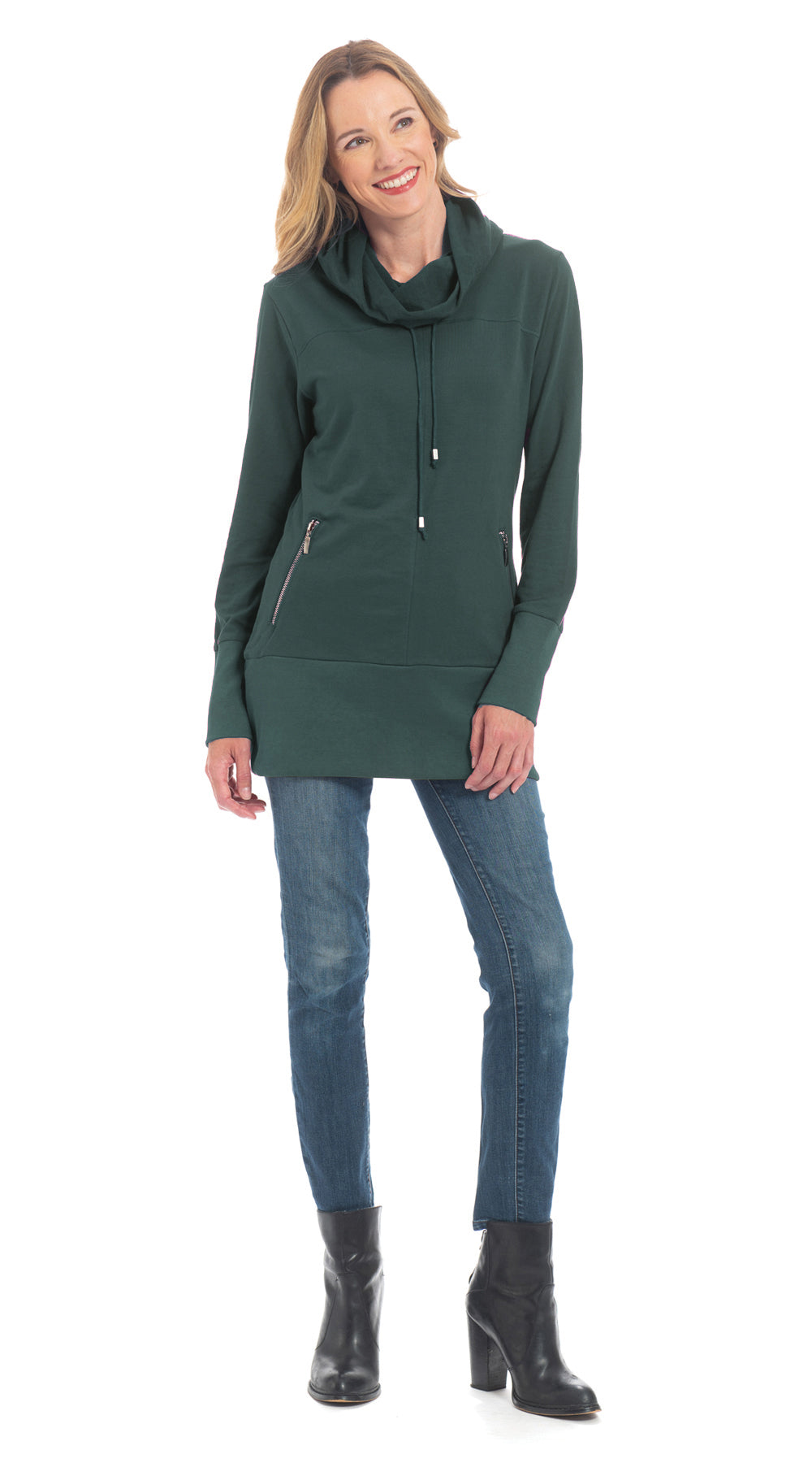 Cozy Pullover - forest - organic cotton